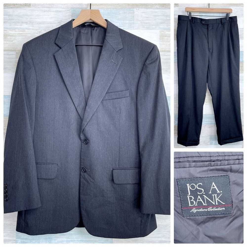 Jos. A. Bank Jos A Bank Signature Wool Suit Charc… - image 1