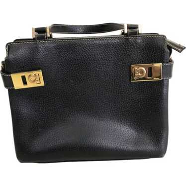 FERRAGAMO 2WAYハンドバッグ レザー 21 8297 【ランク：A】 FERRAGAMO 21 8297 2WAY Tote handbag Handbag leather Black