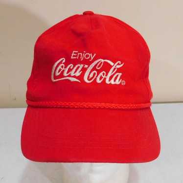 Coca Cola VTG Coca Cola Rope Brim Snapback Hat Emb