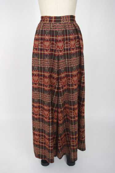 1970s Intarsia Palazzo Pants