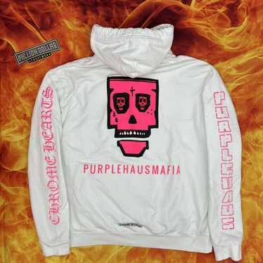 Chrome Hearts Purplehaus records hoodie - image 1