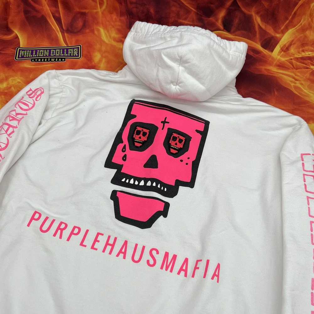 Chrome Hearts Purplehaus records hoodie - image 3