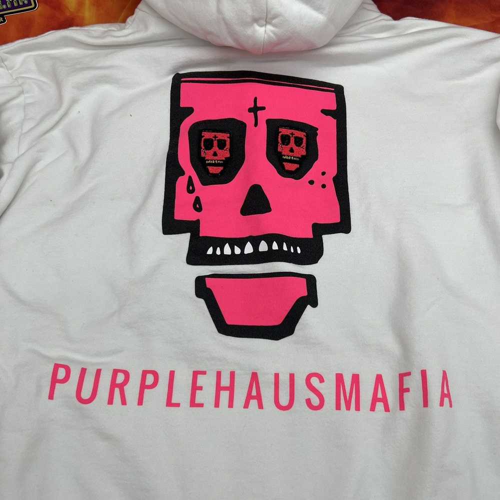 Chrome Hearts Purplehaus records hoodie - image 4