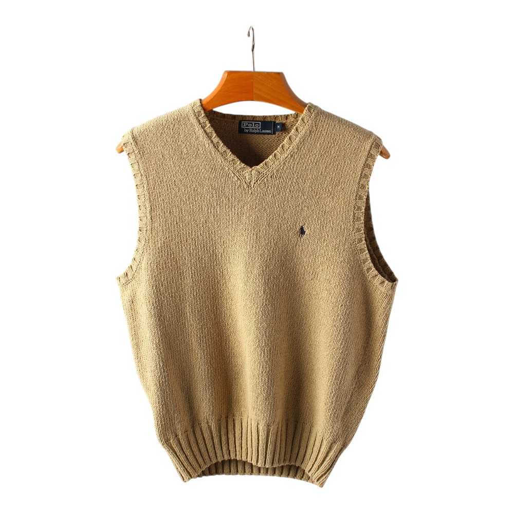 90s Polo Ralph Lauren sweater vest medium - image 1