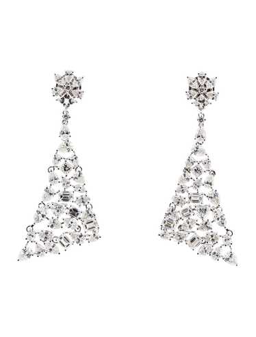 Earrings Rhodium-Plated 18K White Gold - image 1