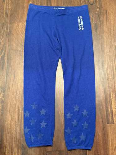 Chrome Hearts Blue Star Print Drawstring Jogger Sw