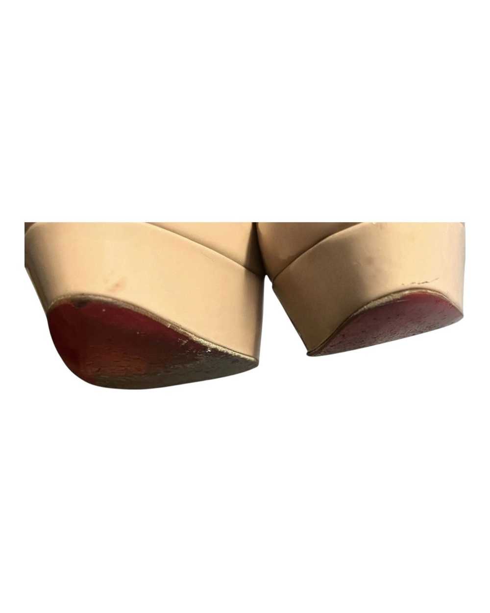 Christian Louboutin Christian Louboutin Beige Pat… - image 4