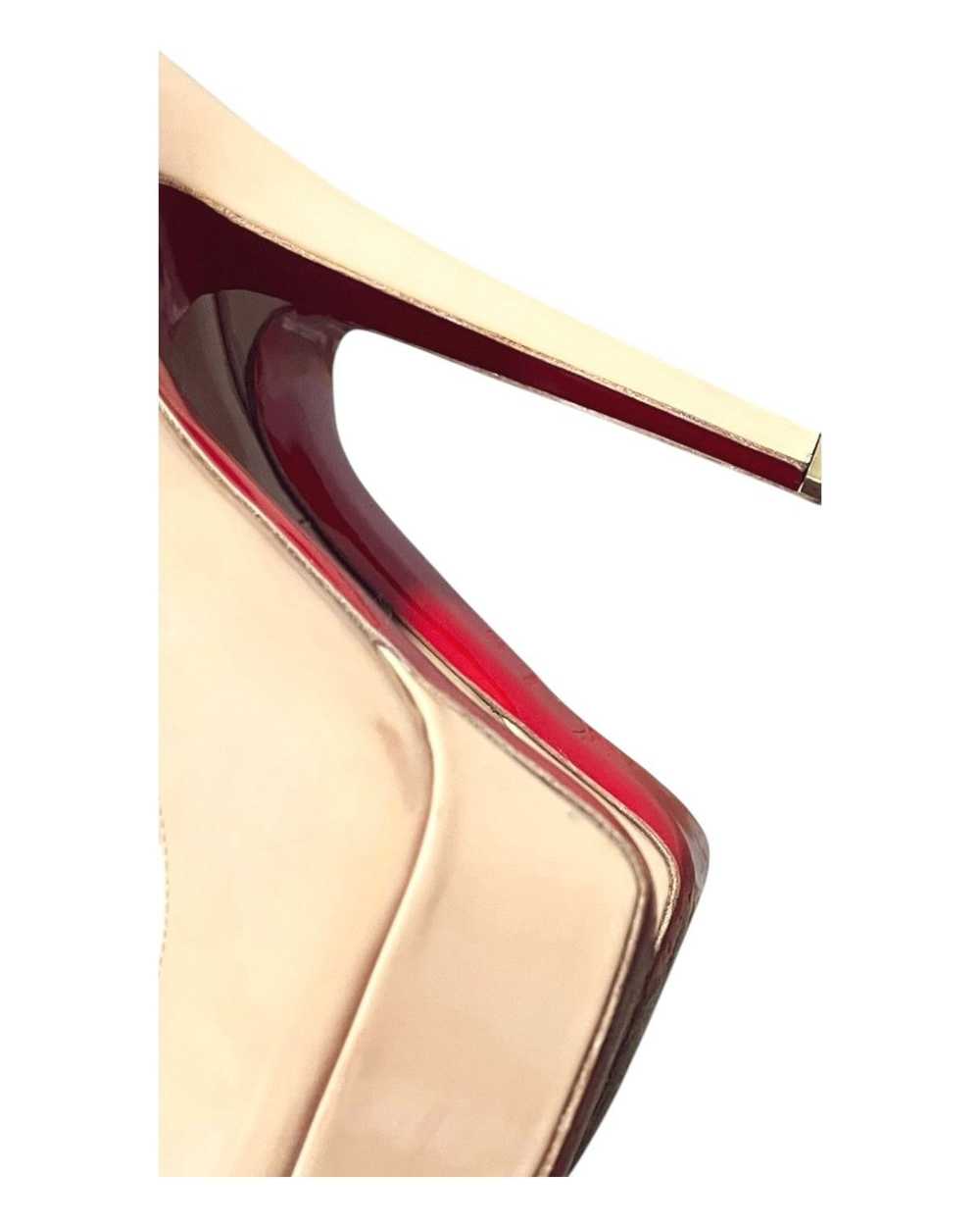 Christian Louboutin Christian Louboutin Beige Pat… - image 6
