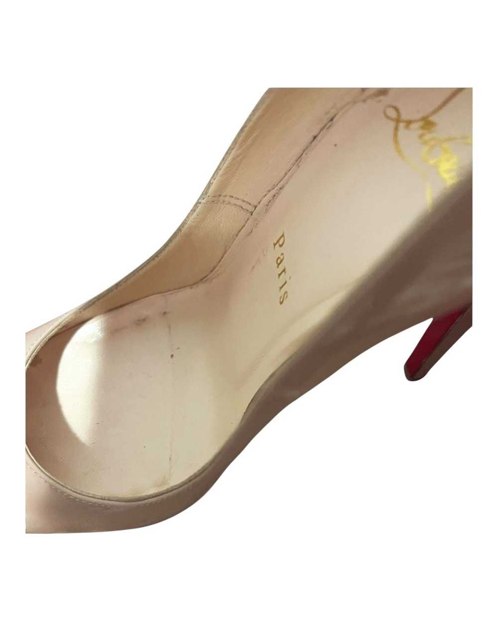 Christian Louboutin Christian Louboutin Beige Pat… - image 7