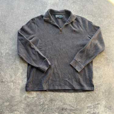 Polo Ralph Lauren Vintage grey polo quarter zip - image 1