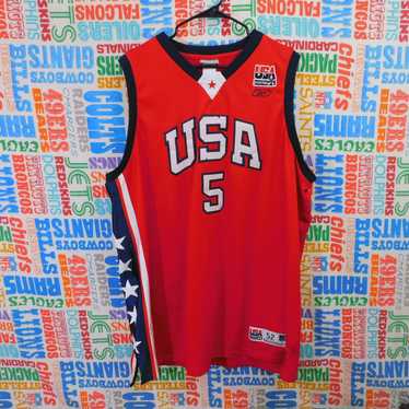 Jason KIDD #5 USA Dream TEAM basketball Jersey Reebok NBA