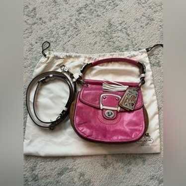 バッグ Vintage Coach Pink Leather Purse Handbag 30332188_60178311_600.jpg
