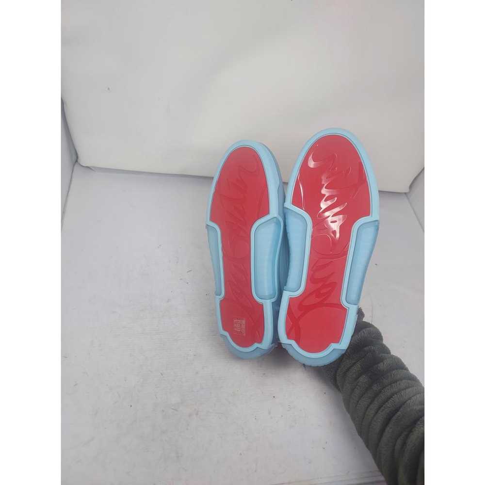Christian Louboutin Leather low trainers - image 2