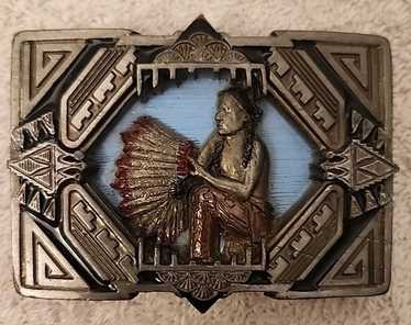 Vintage C+J Inc. CJ 1483 Indian W/ Holding Head D… - image 1