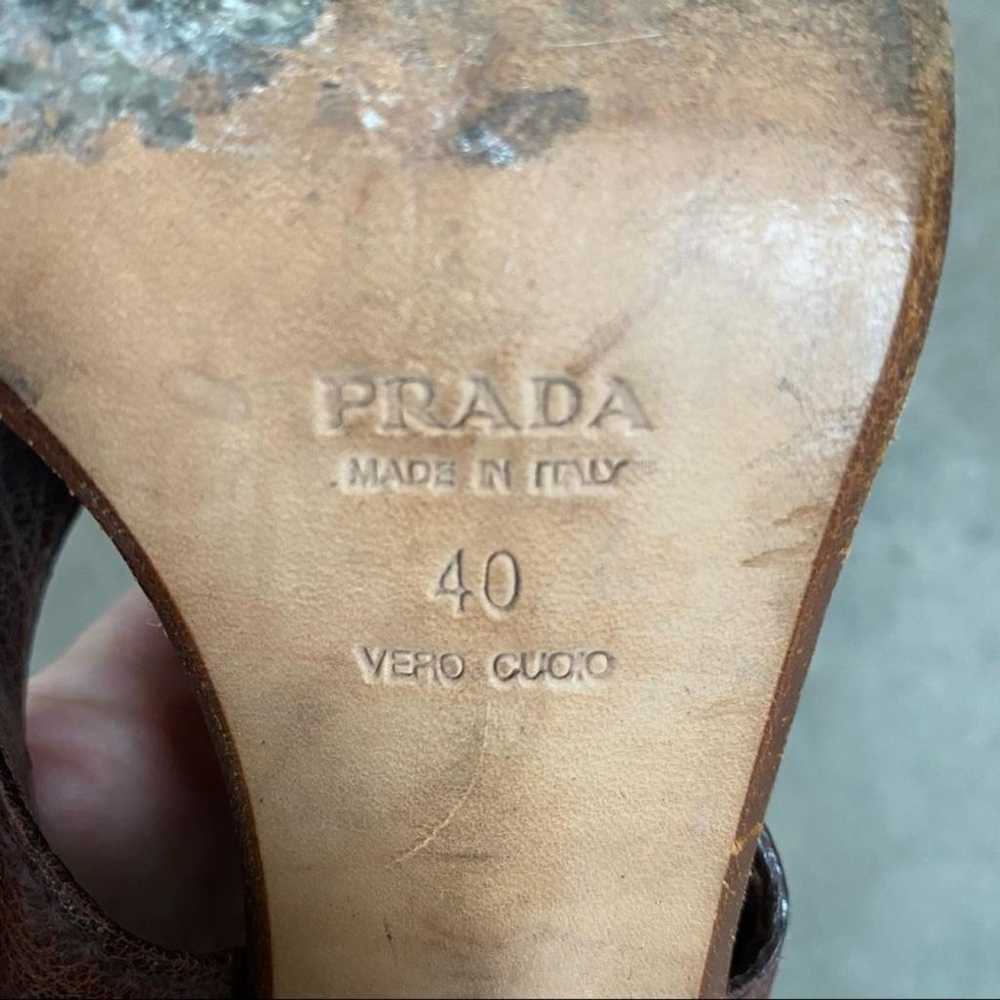 Prada Leather heels - image 8