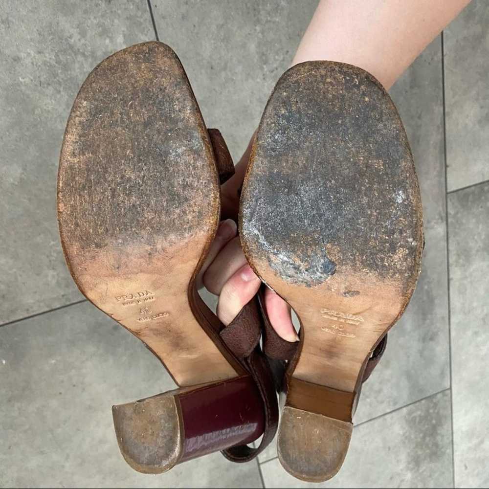 Prada Leather heels - image 9