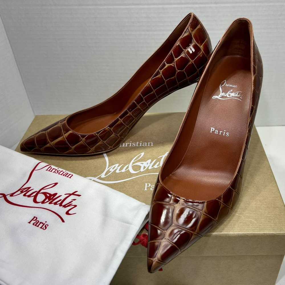 Christian Louboutin So Kate leather heels - image 6