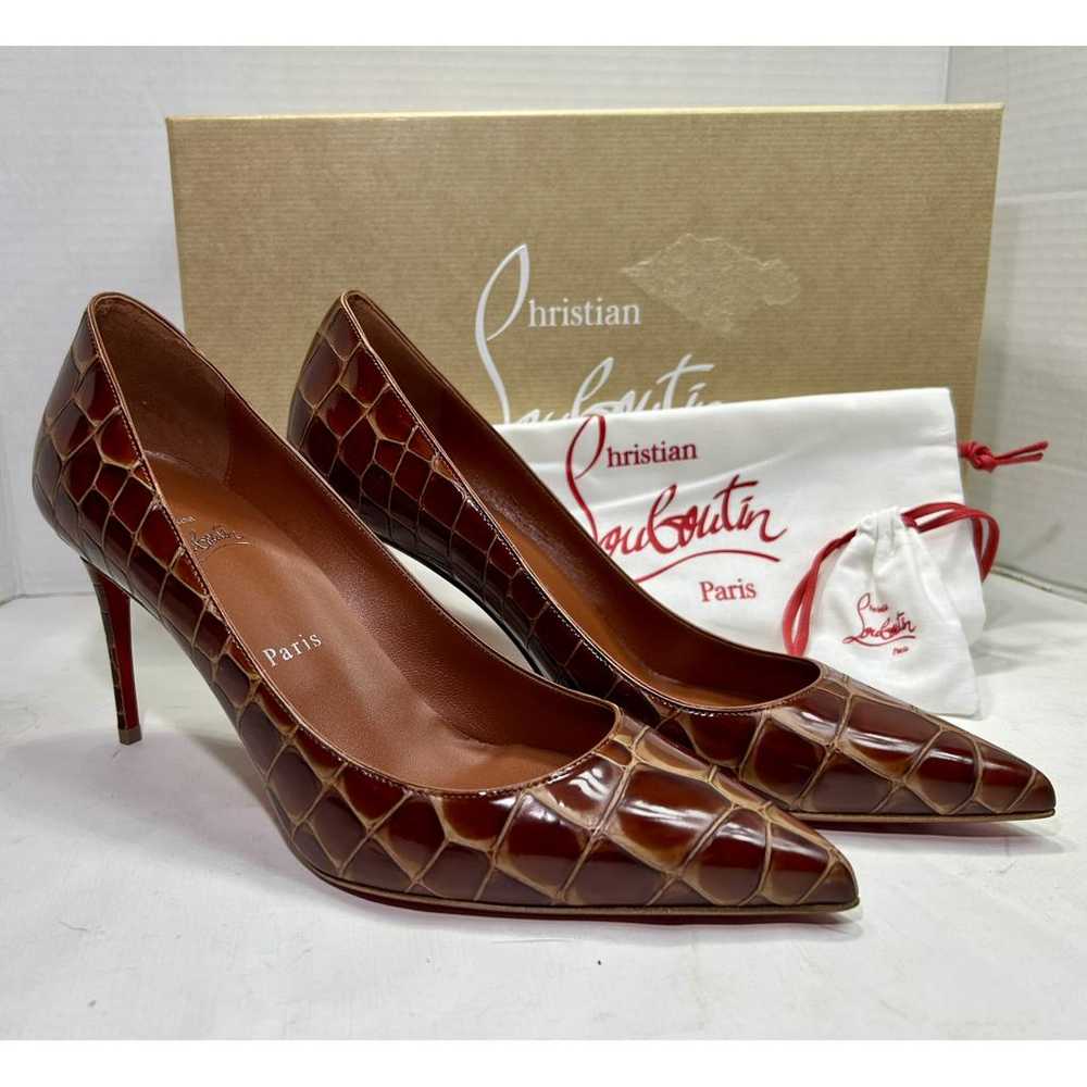 Christian Louboutin So Kate leather heels - image 7