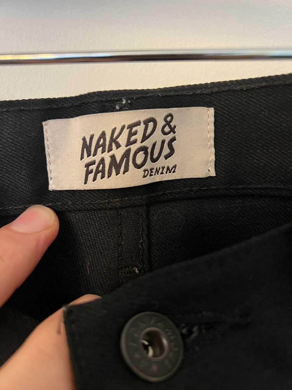 Naked & Famous Black Cobra Stretch Selvedge - image 4