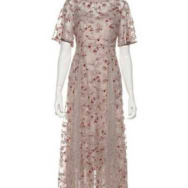 Snidel Lace Embroidery Pleated Dress - image 1