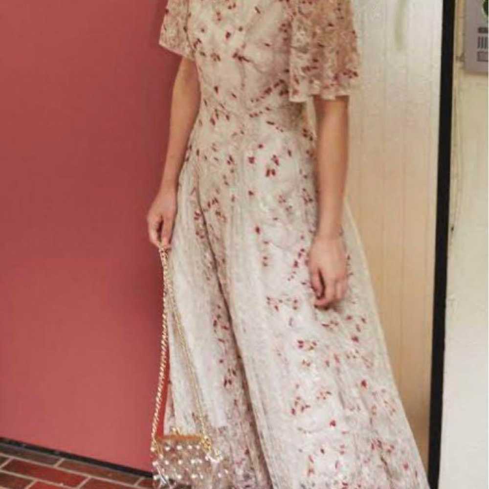 Snidel Lace Embroidery Pleated Dress - image 2