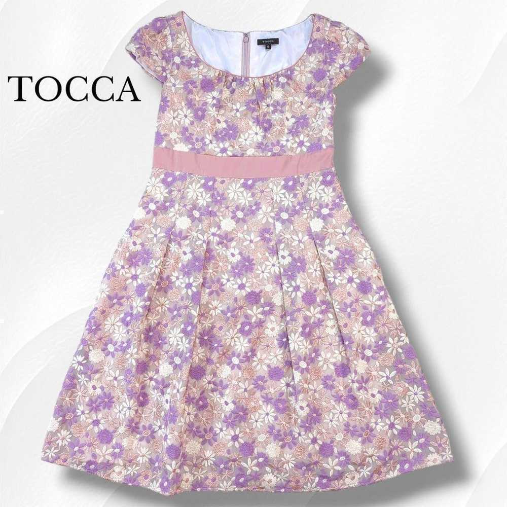 [ ] TOCCA (Tocca) Dress, Embroidery, Floral Patte… - image 1