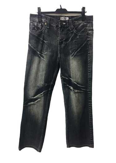 【LOWBOX】 Damage Design Denim Japanese brand × lowbox - Gem