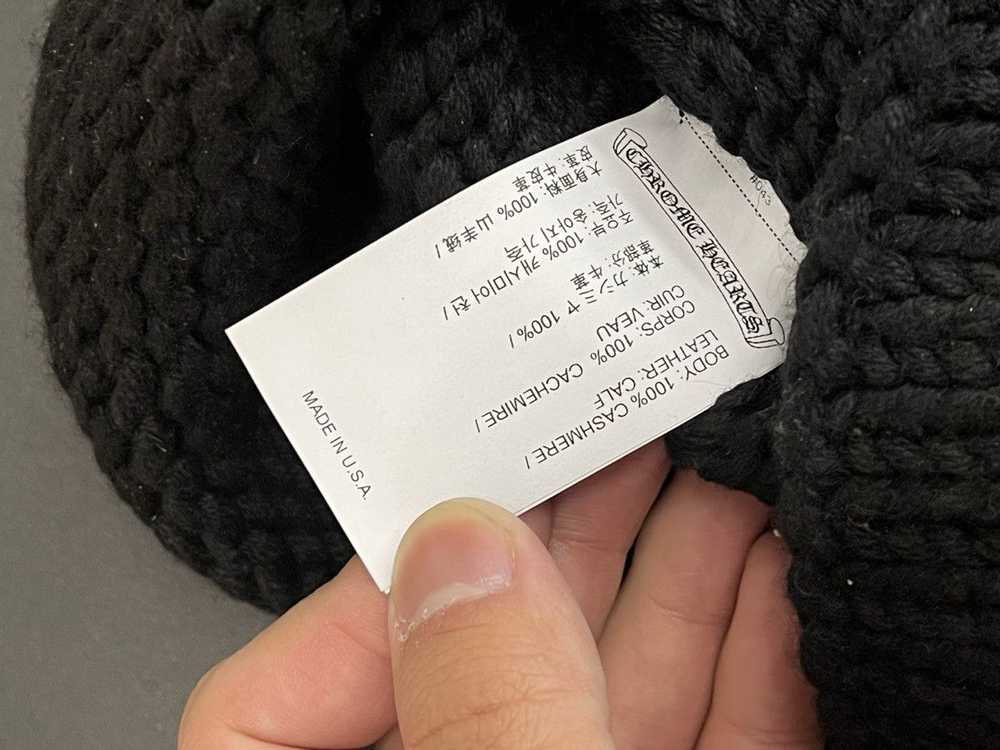 Chrome Hearts Chrome Hearts Cross Patch Cashmere … - image 11