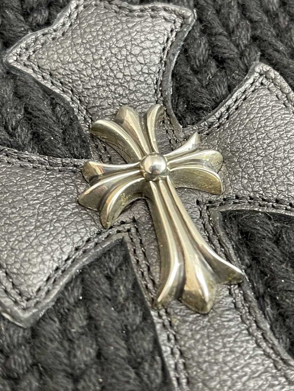 Chrome Hearts Chrome Hearts Cross Patch Cashmere … - image 3