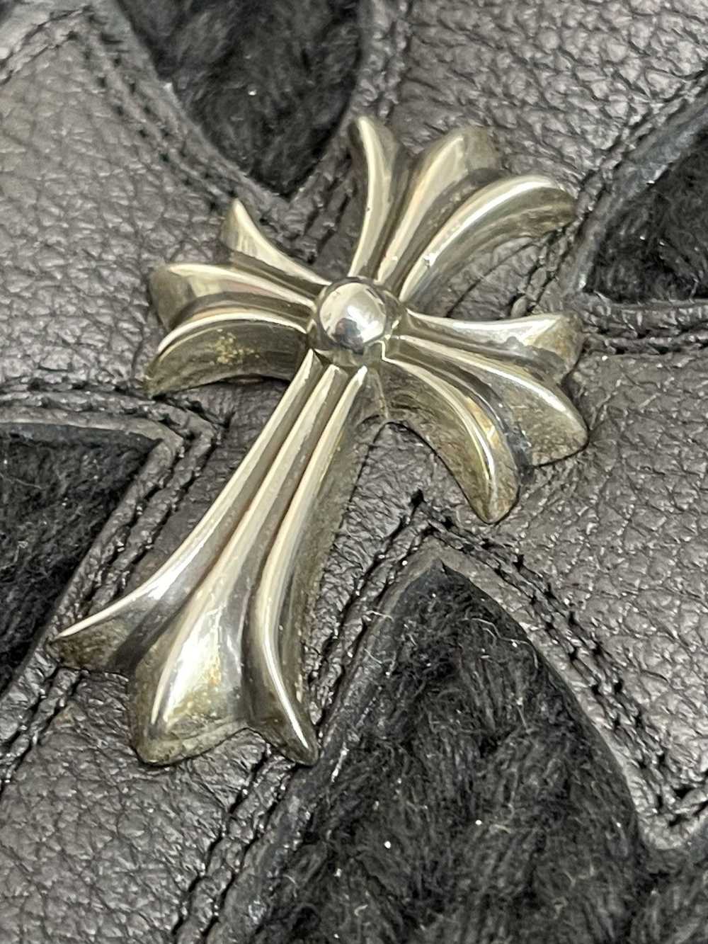 Chrome Hearts Chrome Hearts Cross Patch Cashmere … - image 5