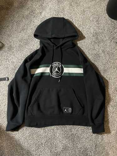 Pre-owned Nike Balmain X Psg Black Long Sleeve Jersey - Mens