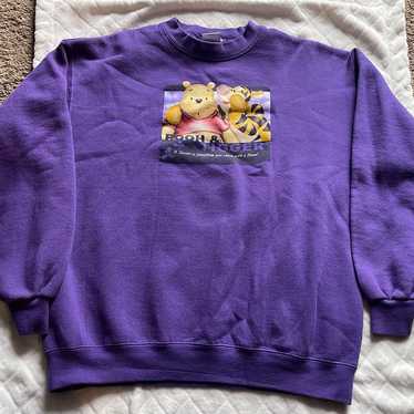Disney store vintage crewneck purple sweatshirt W… - image 1