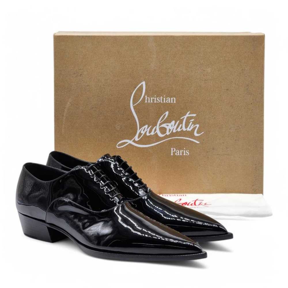 Christian Louboutin Patent leather lace ups - image 4