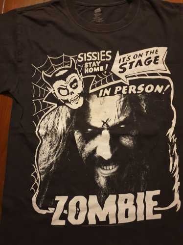 Vintage rob zombie ghost show hanes vintage 2012 t