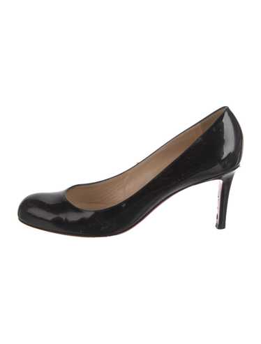 Christian Louboutin Patent Leather Pumps Black Ro… - image 1