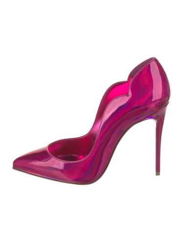 Christian Louboutin Patent Leather Pumps Metallic… - image 1