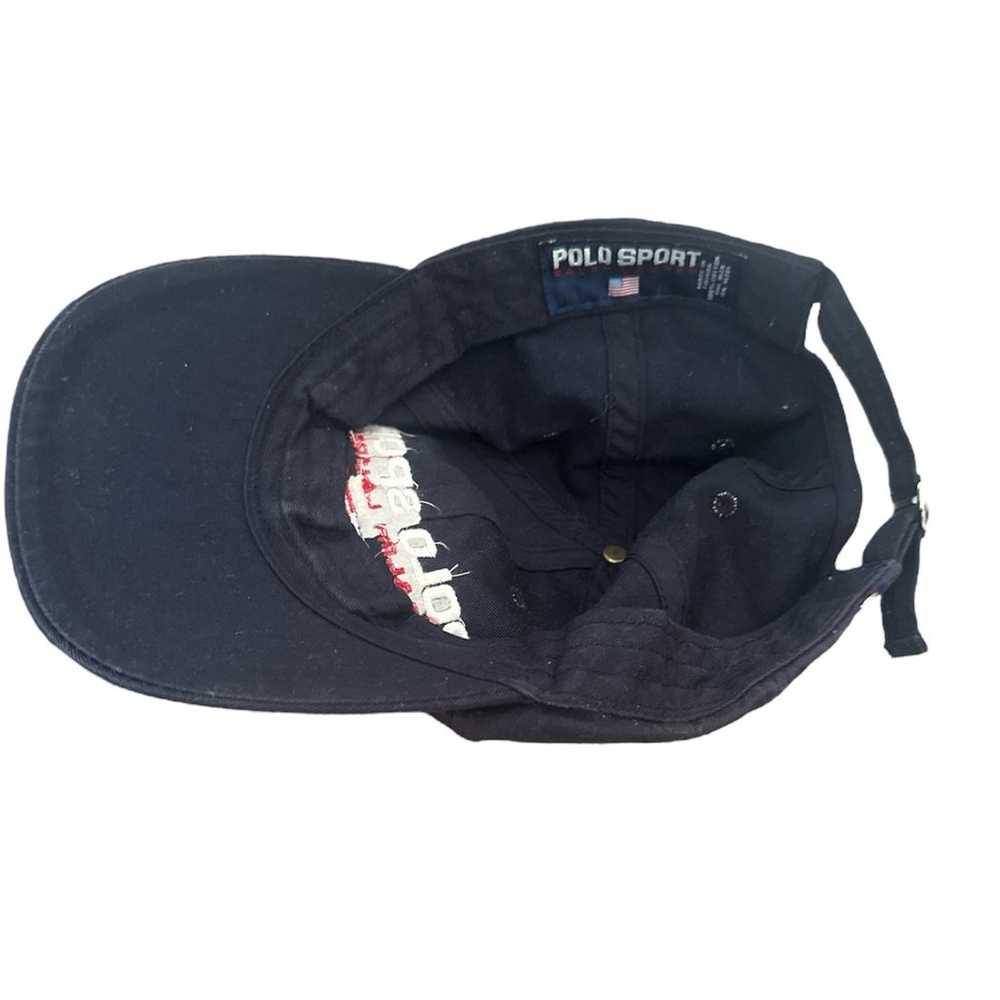 Vintage Polo Sport Ralph Lauren Strap Back Hat OS… - image 4