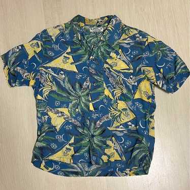 Sunsurf Wartumull's and Schiavi 半袖シャツ L SUNSURF ALOHA SHIRTS - SUN SURF - サンサーフ