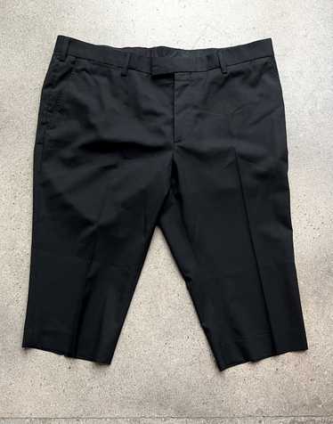 Raf Simons - Pleated Virgin Wool Shorts - Men - Midnight