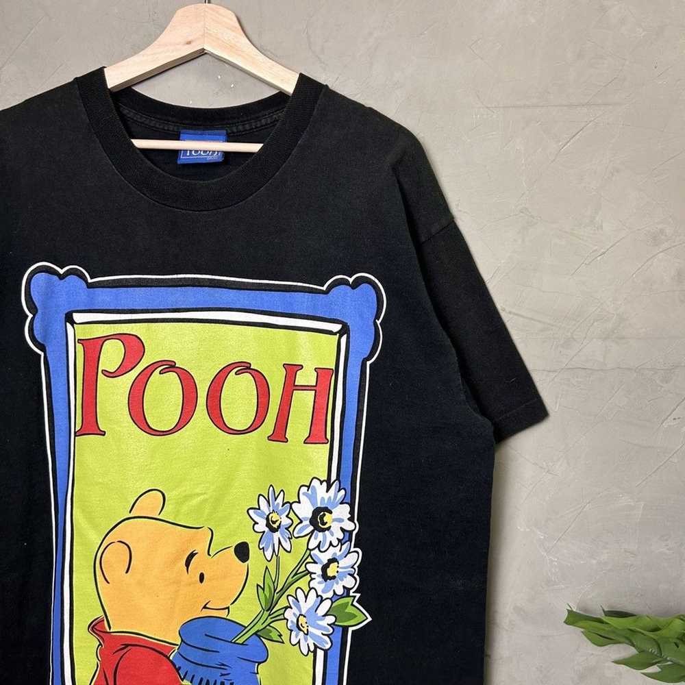 XL Vintage Disney Winnie the Pooh Flowers Shirt - image 2