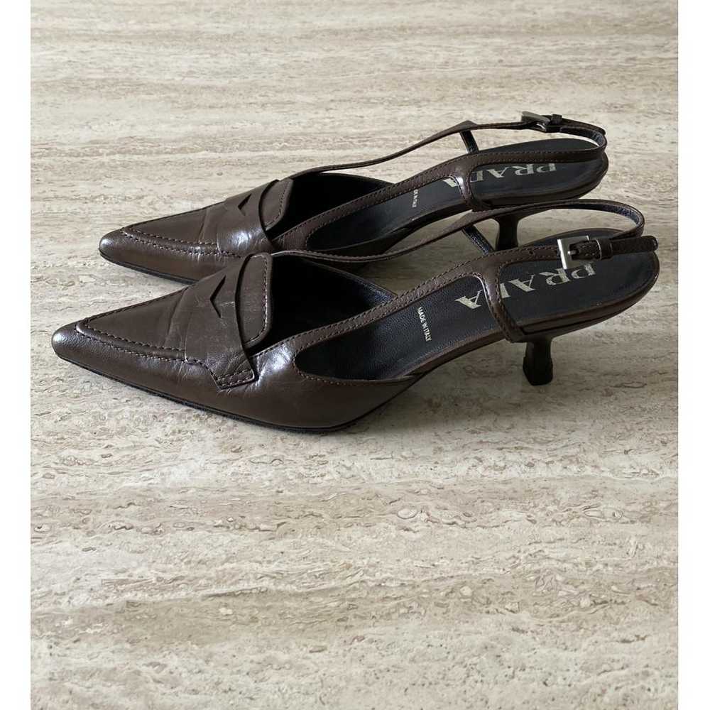 Prada Leather heels - image 2