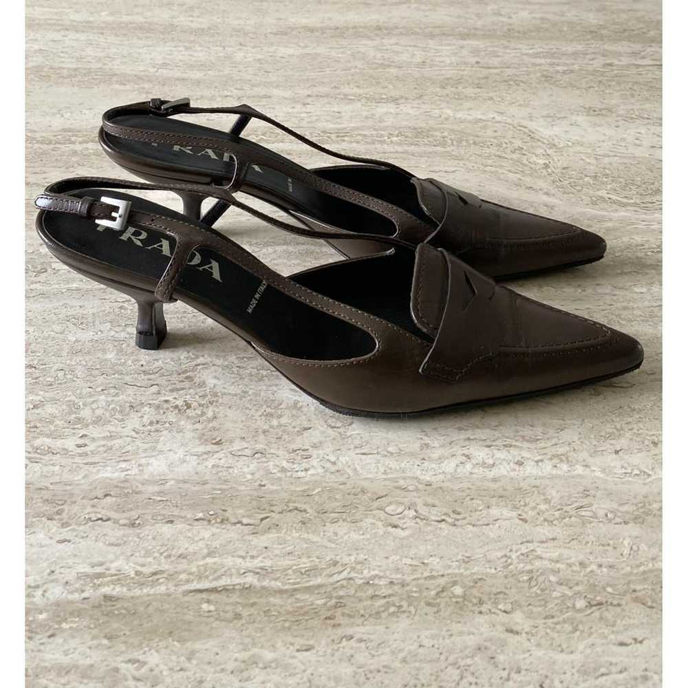 Prada Leather heels - image 3