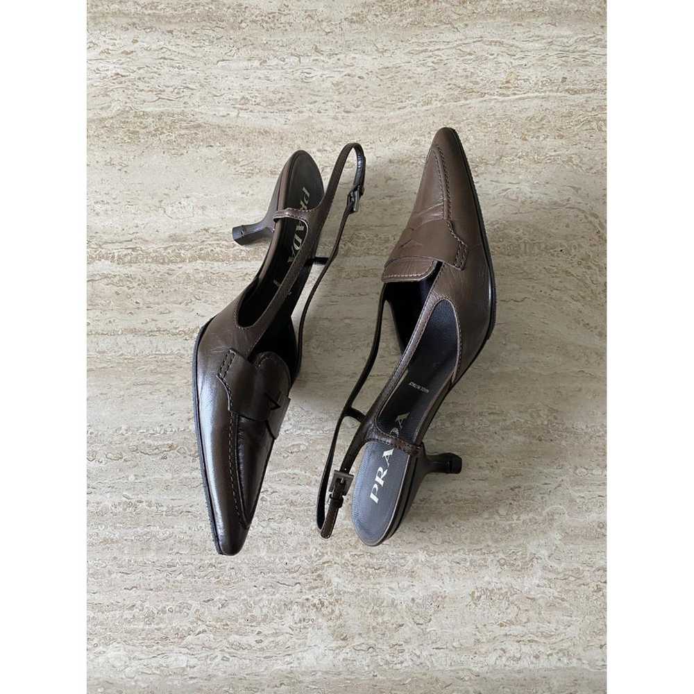 Prada Leather heels - image 4