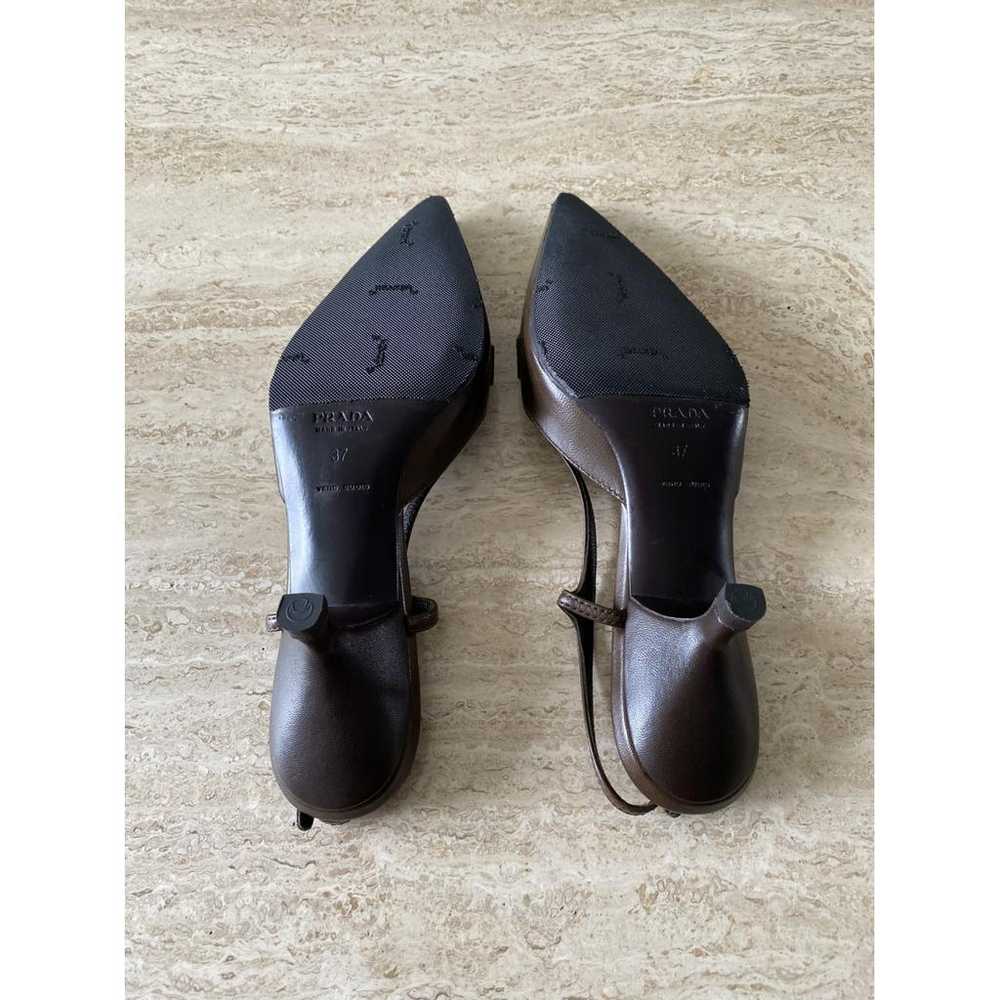 Prada Leather heels - image 7