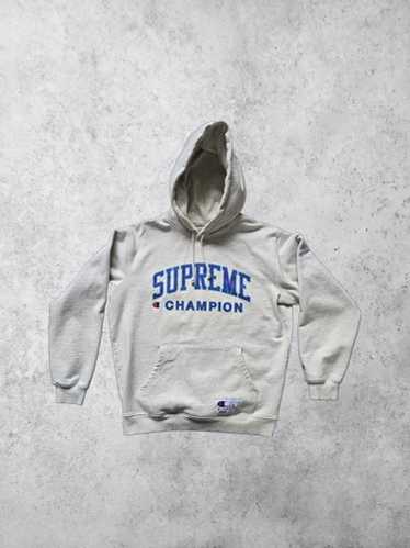 Supreme Champion® Hooded Sweatshirtグレー Supreme Champion Label Hooded Sweatshirt (FW18) - $158