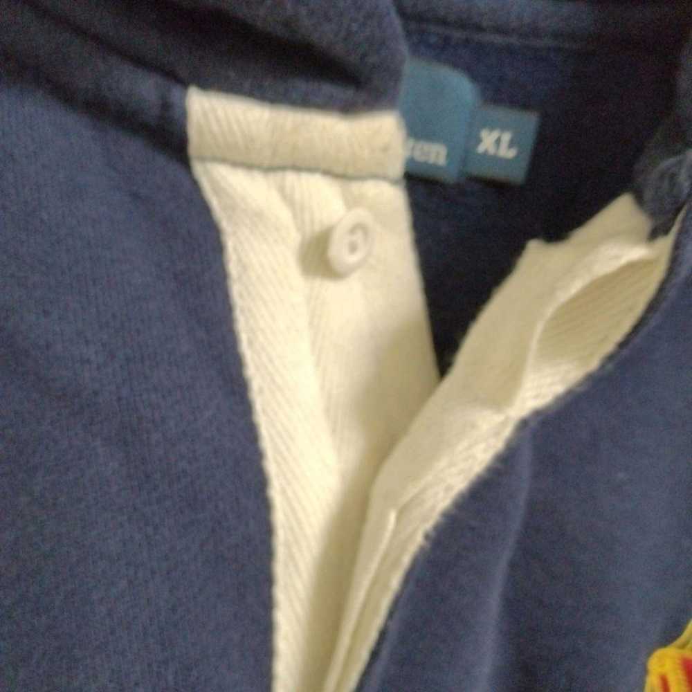 Polo Ralph Lauren 90s POLOTEAM Pullover Hoodie - image 10
