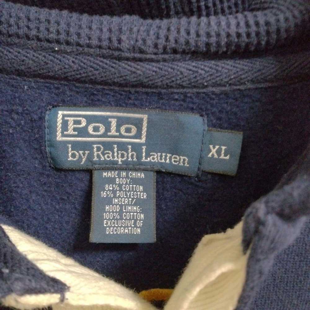 Polo Ralph Lauren 90s POLOTEAM Pullover Hoodie - image 11