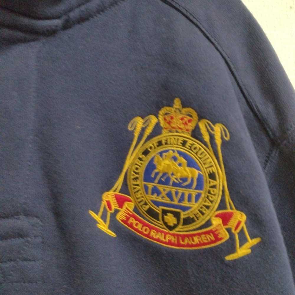 Polo Ralph Lauren 90s POLOTEAM Pullover Hoodie - image 4