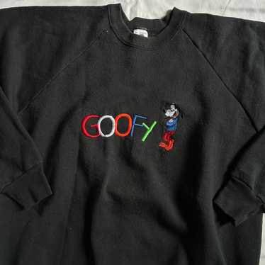 トップス Disney Kith Goofy Classic Logo Crewneck Disney | Kith for Mickey & Friends Cyber Monday Goofy