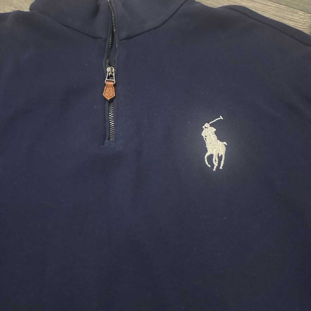 Polo Golf Ralph Lauren 1/4 Zip Sweatshirt Size M … - image 2